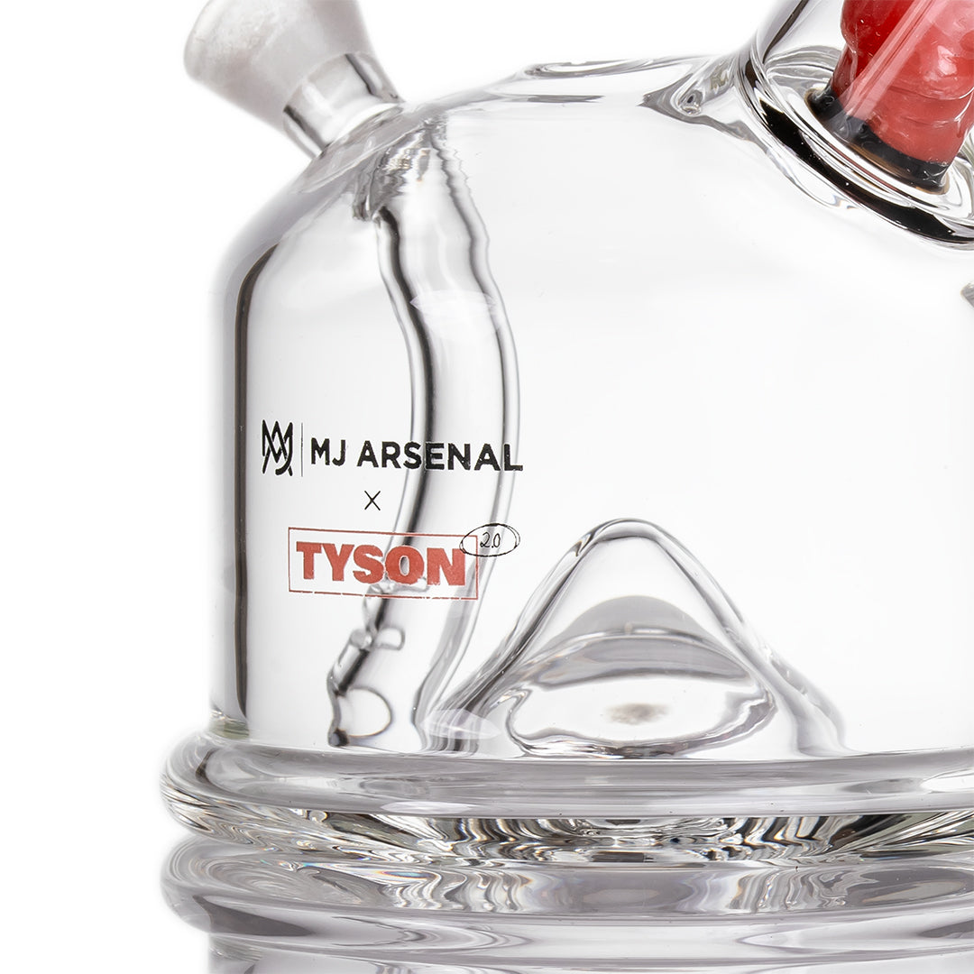 MJ Arsenal x Tyson 2.0 Punch-Out Bubbler - Discreet Smoker