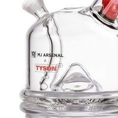 MJ Arsenal x Tyson 2.0 Punch-Out Bubbler - Discreet Smoker