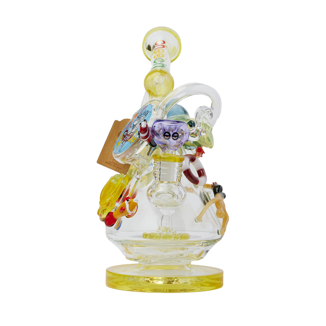 Cheech Glass 10.5" Shark Attack Rig - Discreet Smoker