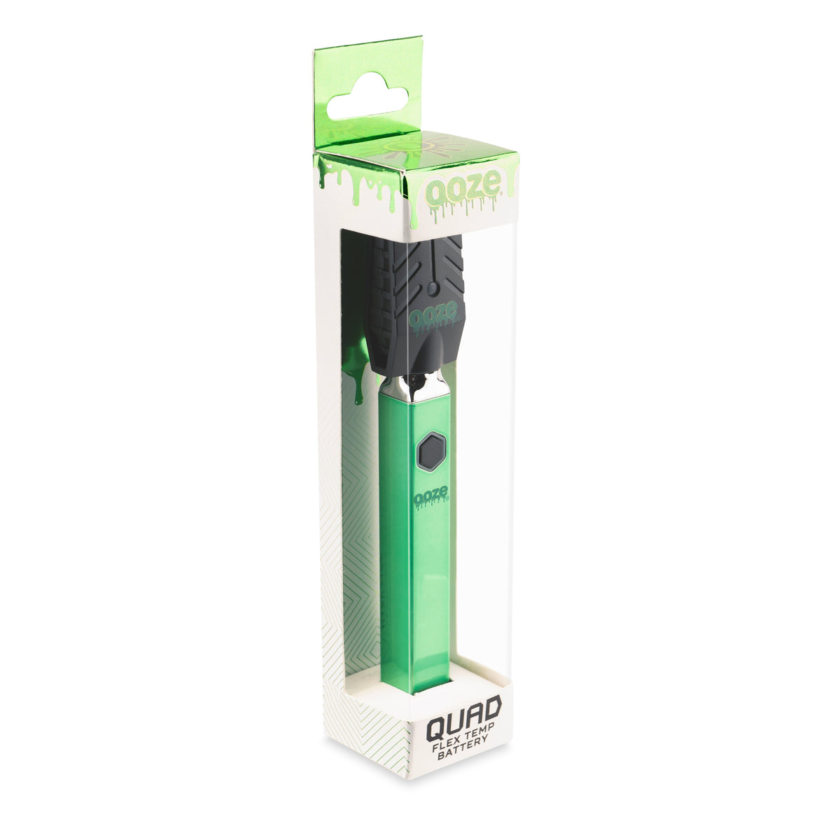 Ooze Quad 510 Thread 500 mAh Square Vape Pen Battery - Discreet Smoker