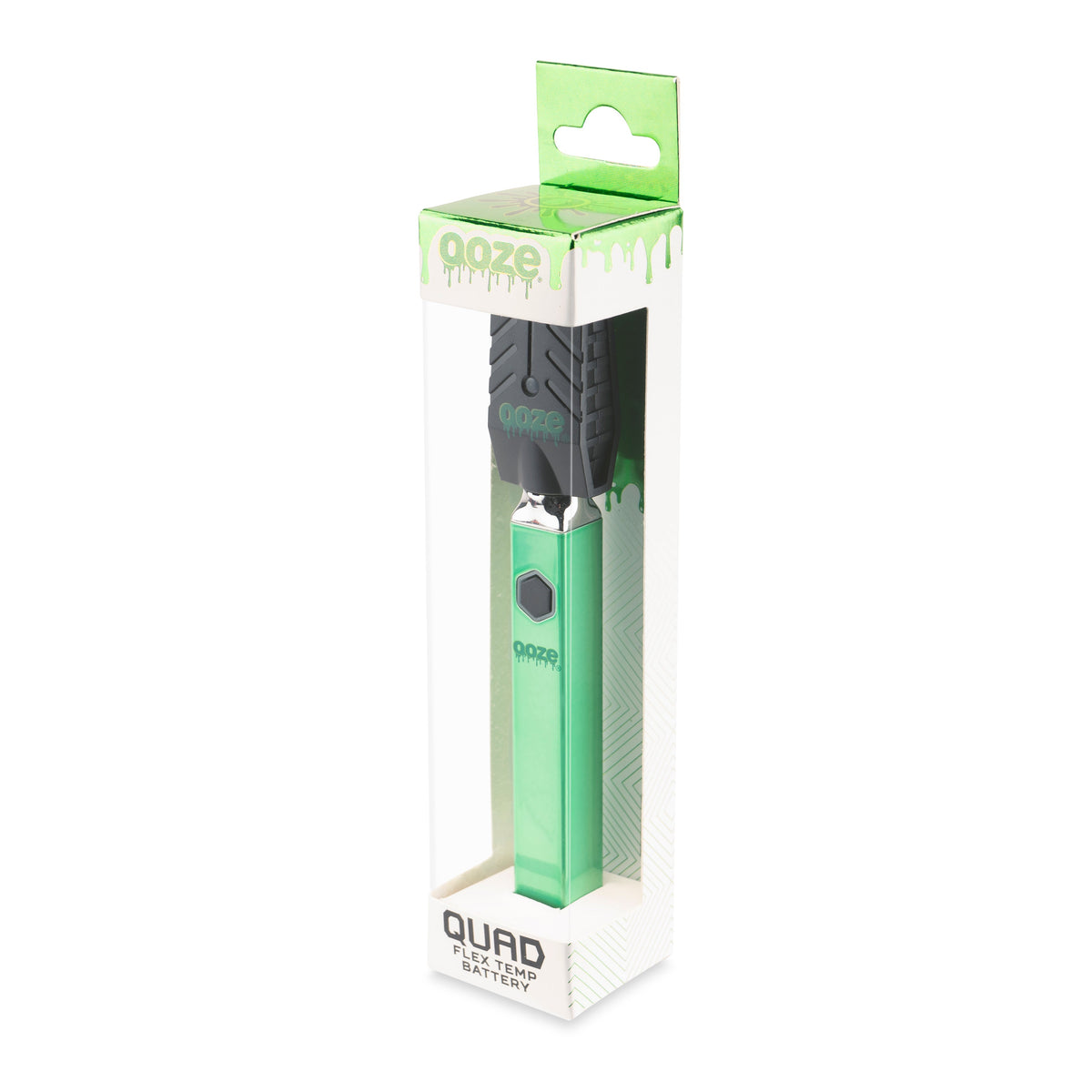 Ooze Quad 510 Thread 500 mAh Square Vape Pen Battery - Discreet Smoker