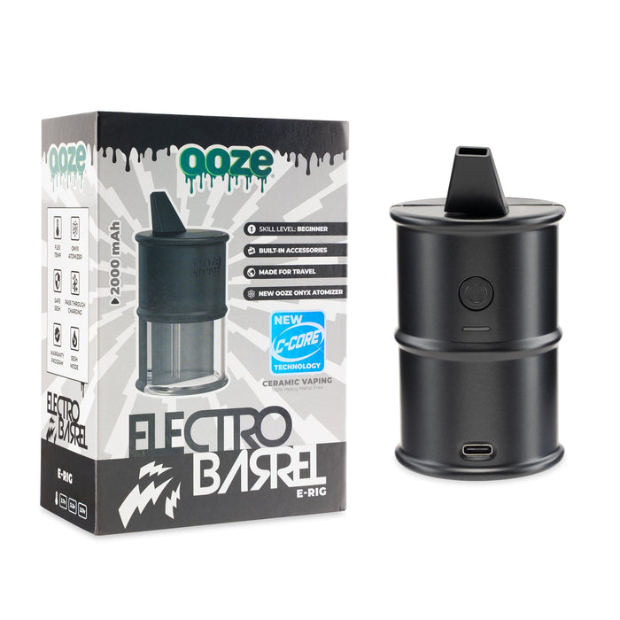 Ooze Electro Barrel E-Rig – C-Core 2000 mAh, Panther Black