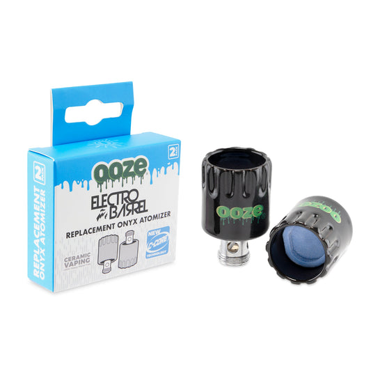 Ooze Electro Barrel Onyx Atomizer Replacement 2-Pack - Discreet Smoker