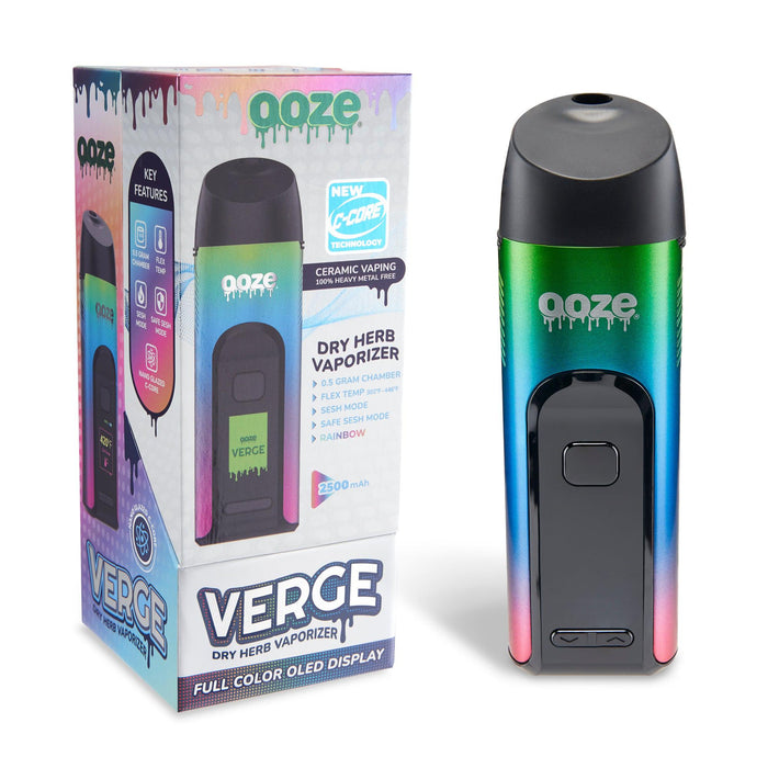 Ooze Verge Dry Herb Vaporizer – 2500 mAh C-Core, Rainbow