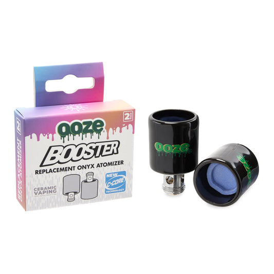 Ooze Booster Onyx Atomizer Replacement 2-Pack - Discreet Smoker