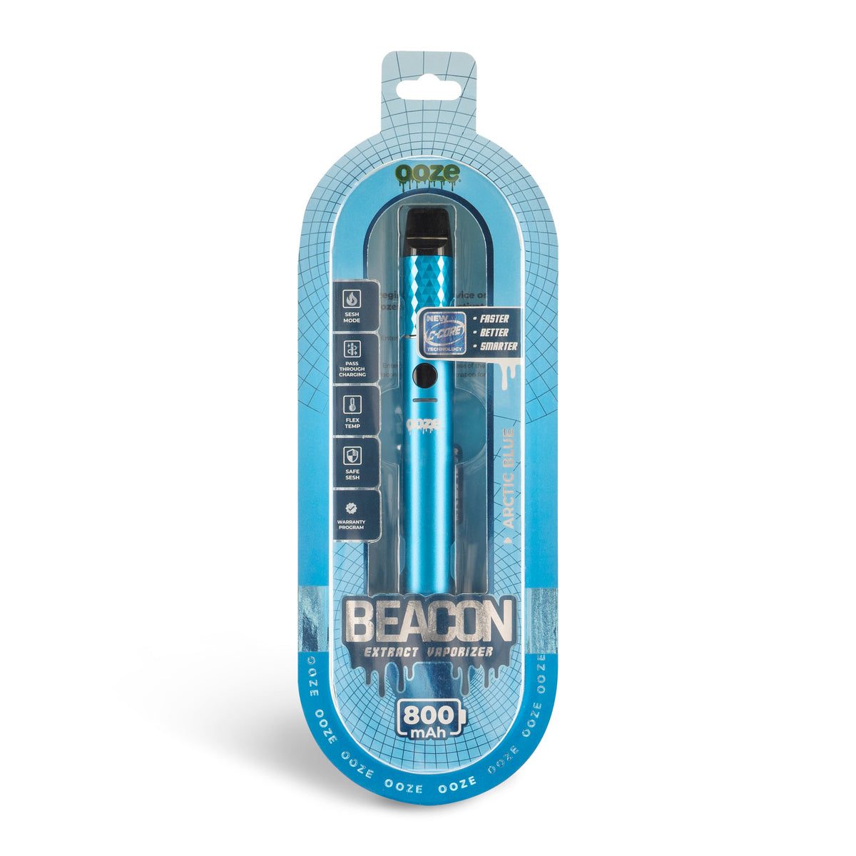Ooze Beacon Extract Vaporizer – C-Core 800 mAh - Discreet Smoker