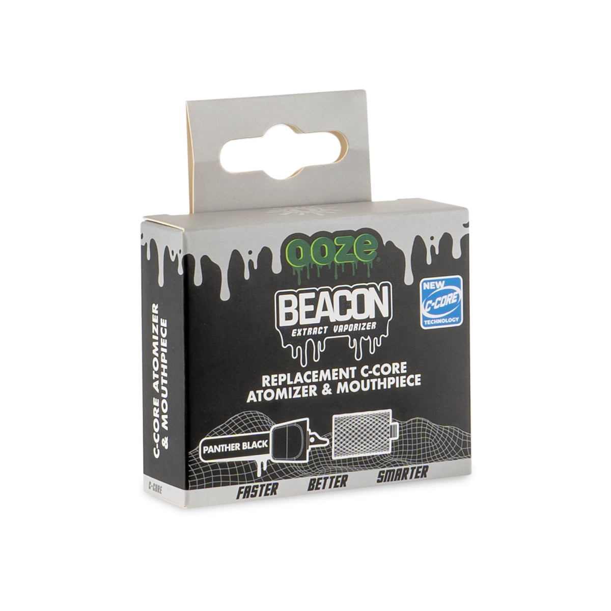 Ooze Beacon Onyx Atomizer & Mouthpiece Replacement Pack - Discreet Smoker