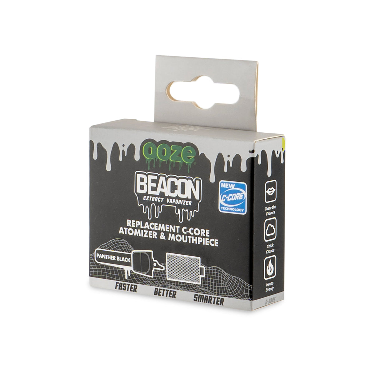 Ooze Beacon Onyx Atomizer & Mouthpiece Replacement Pack - Discreet Smoker