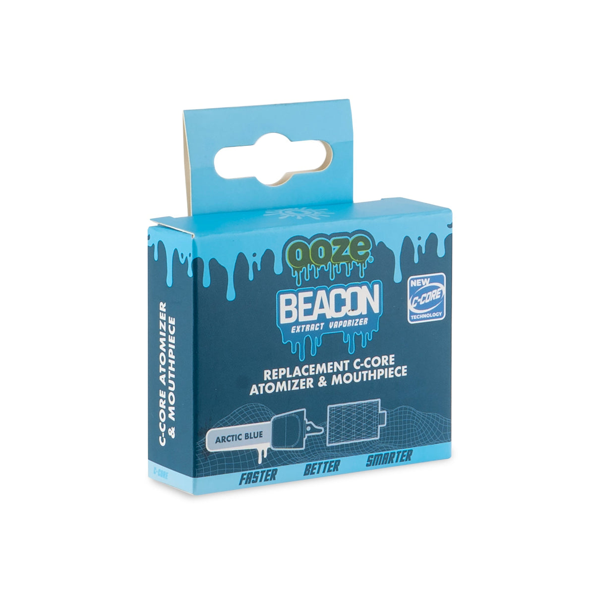Ooze Beacon Onyx Atomizer & Mouthpiece Replacement Pack - Discreet Smoker