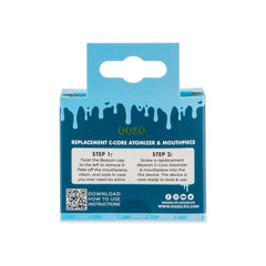 Ooze Beacon Onyx Atomizer & Mouthpiece Replacement Pack - Discreet Smoker