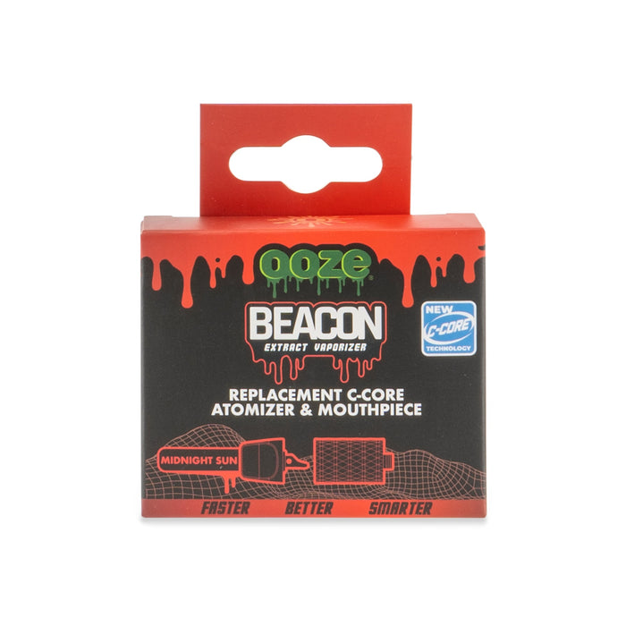 Ooze Beacon Onyx Atomizer & Mouthpiece Replacement Pack, Midnight Sun