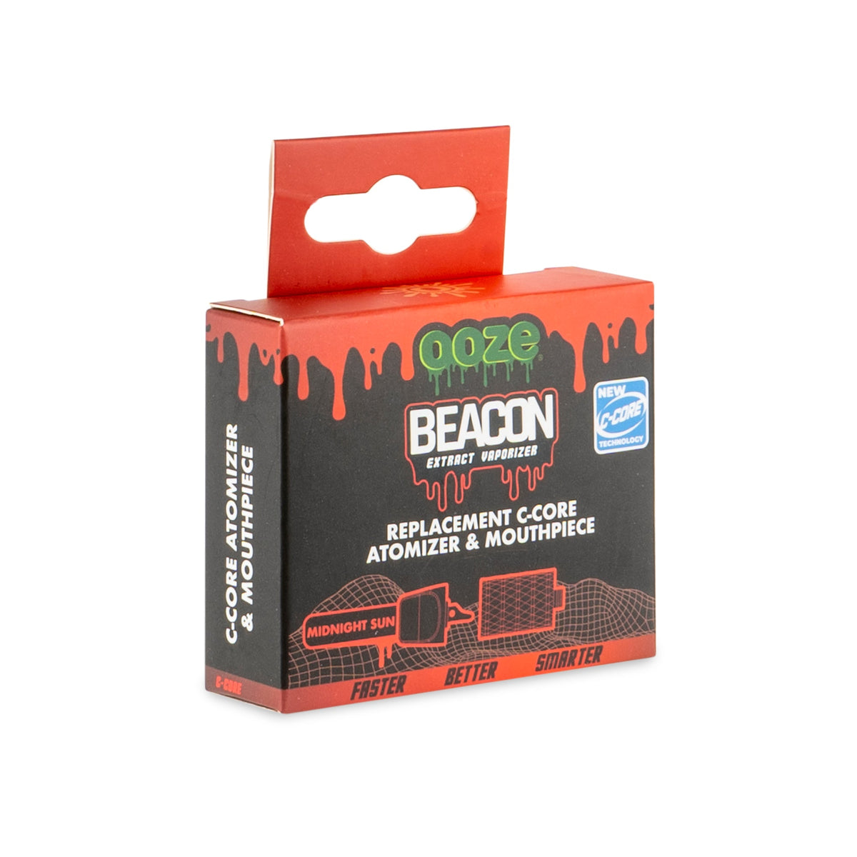 Ooze Beacon Onyx Atomizer & Mouthpiece Replacement Pack - Discreet Smoker