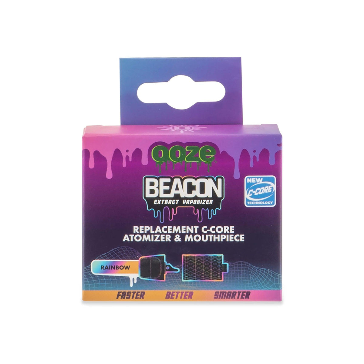 Ooze Beacon Onyx Atomizer & Mouthpiece Replacement Pack - Discreet Smoker