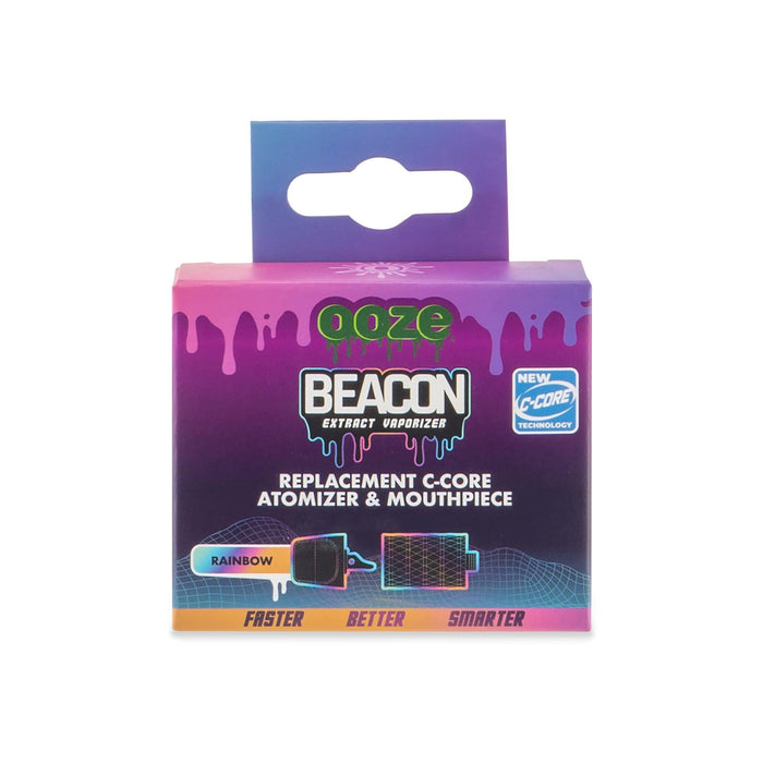 Ooze Beacon Onyx Atomizer & Mouthpiece Replacement Pack, Rainbow