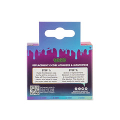 Ooze Beacon Onyx Atomizer & Mouthpiece Replacement Pack - Discreet Smoker