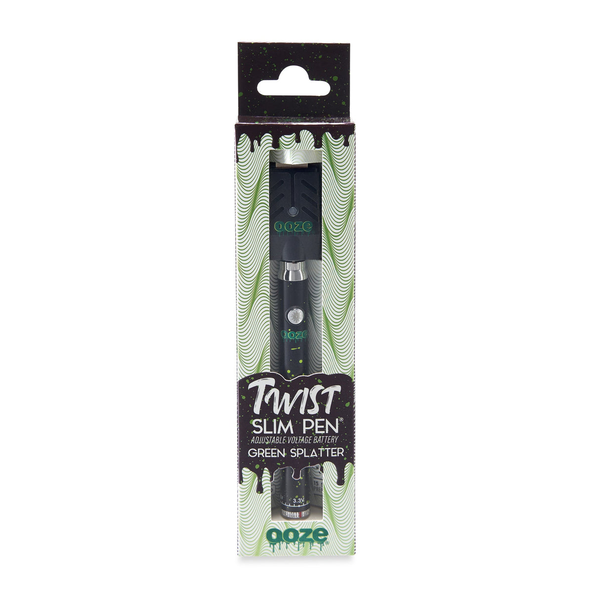 Ooze Slim Twist 510 Thread 320 mAh CBD Vape Pen Battery + USB Charger - Discreet Smoker