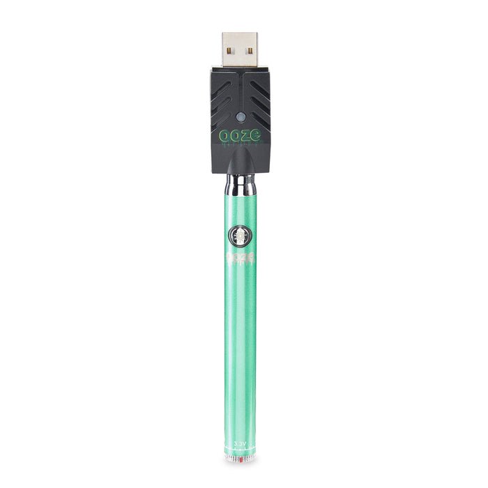 Ooze Slim Twist 510 Thread 320 mAh CBD Vape Pen Battery + USB Charger, Mary Jade