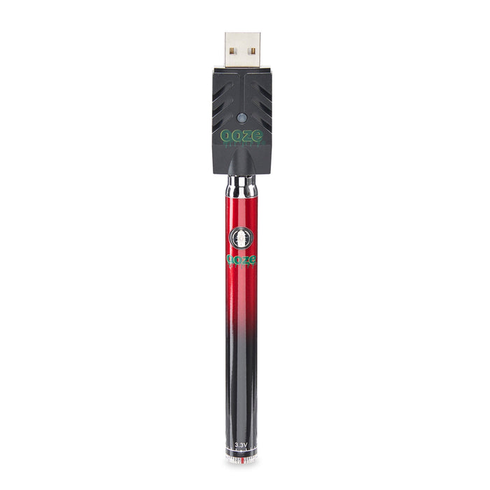Ooze Slim Twist 510 Thread 320 mAh CBD Vape Pen Battery + USB Charger, Midnight Sun