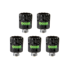 Ooze Duplex 2 Replacement Onyx Atomizer 5-Pack - Discreet Smoker