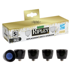 Ooze Ripley King Size Onyx Atomizer Replacement 5-Pack - Discreet Smoker