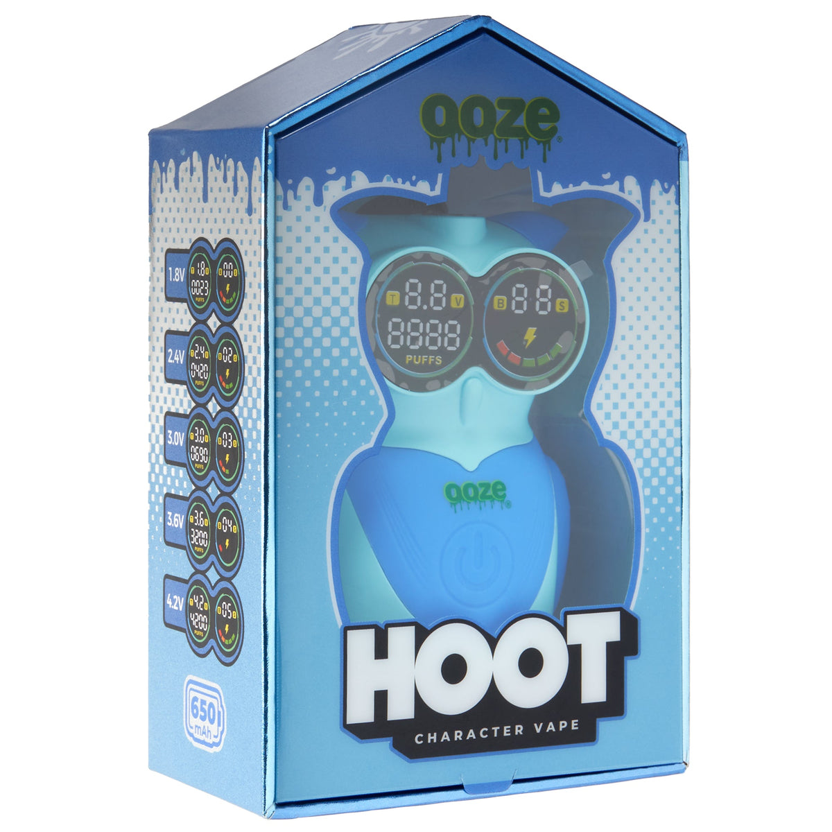 Ooze Hoot – 650 mAh Character 510 Battery - Discreet Smoker
