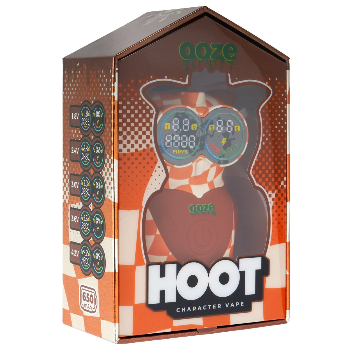Ooze Hoot – 650 mAh Character 510 Battery - Discreet Smoker