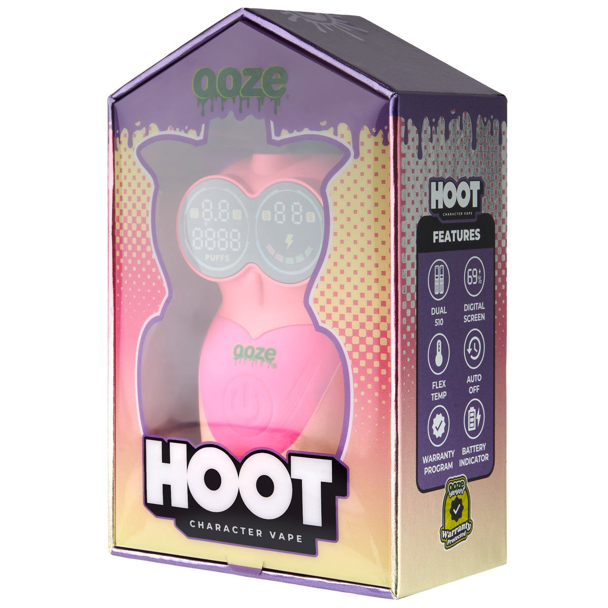 Ooze Hoot – 650 mAh Character 510 Battery - Discreet Smoker