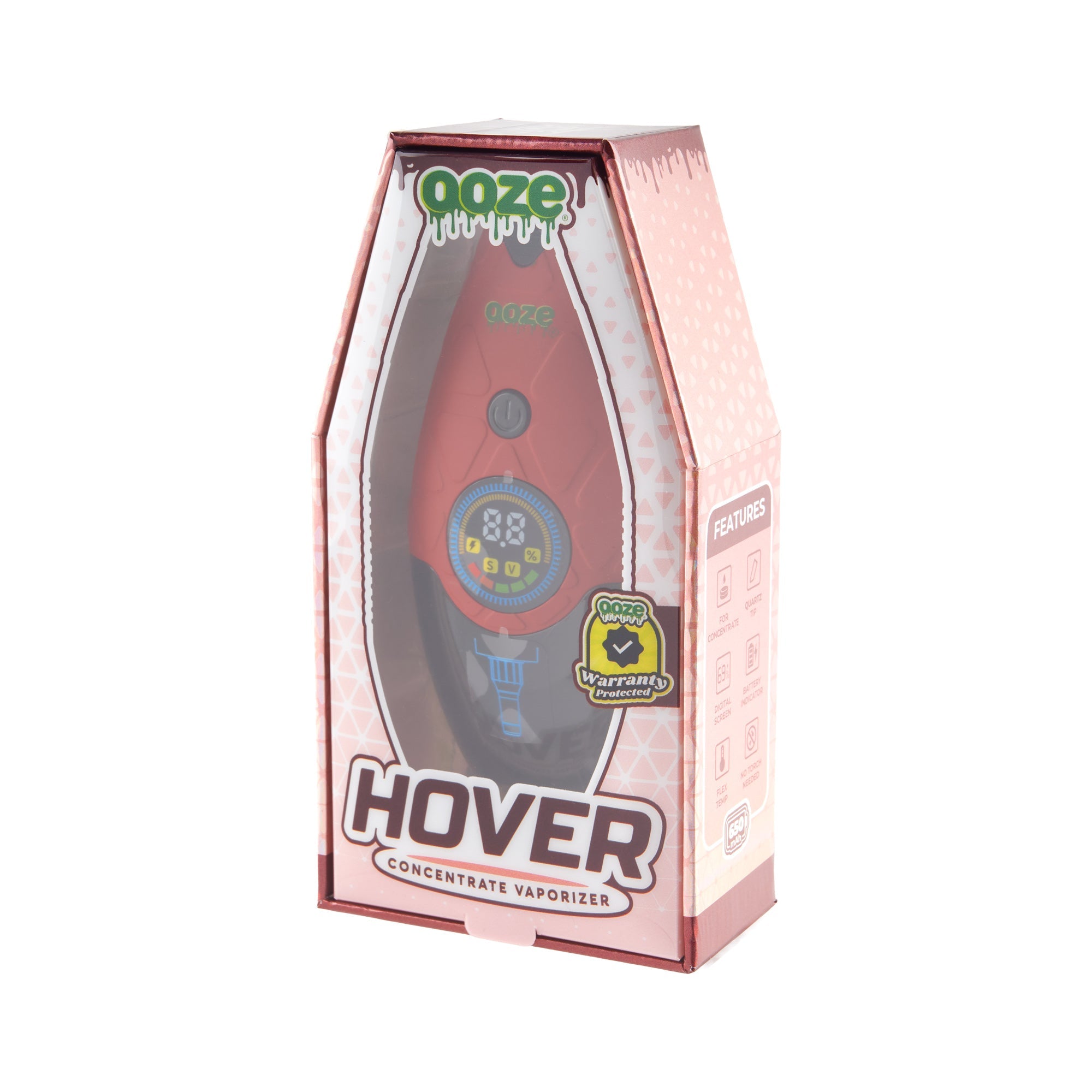 Ooze Hover – 650 mAh Concentrate Vaporizer - Discreet Smoker
