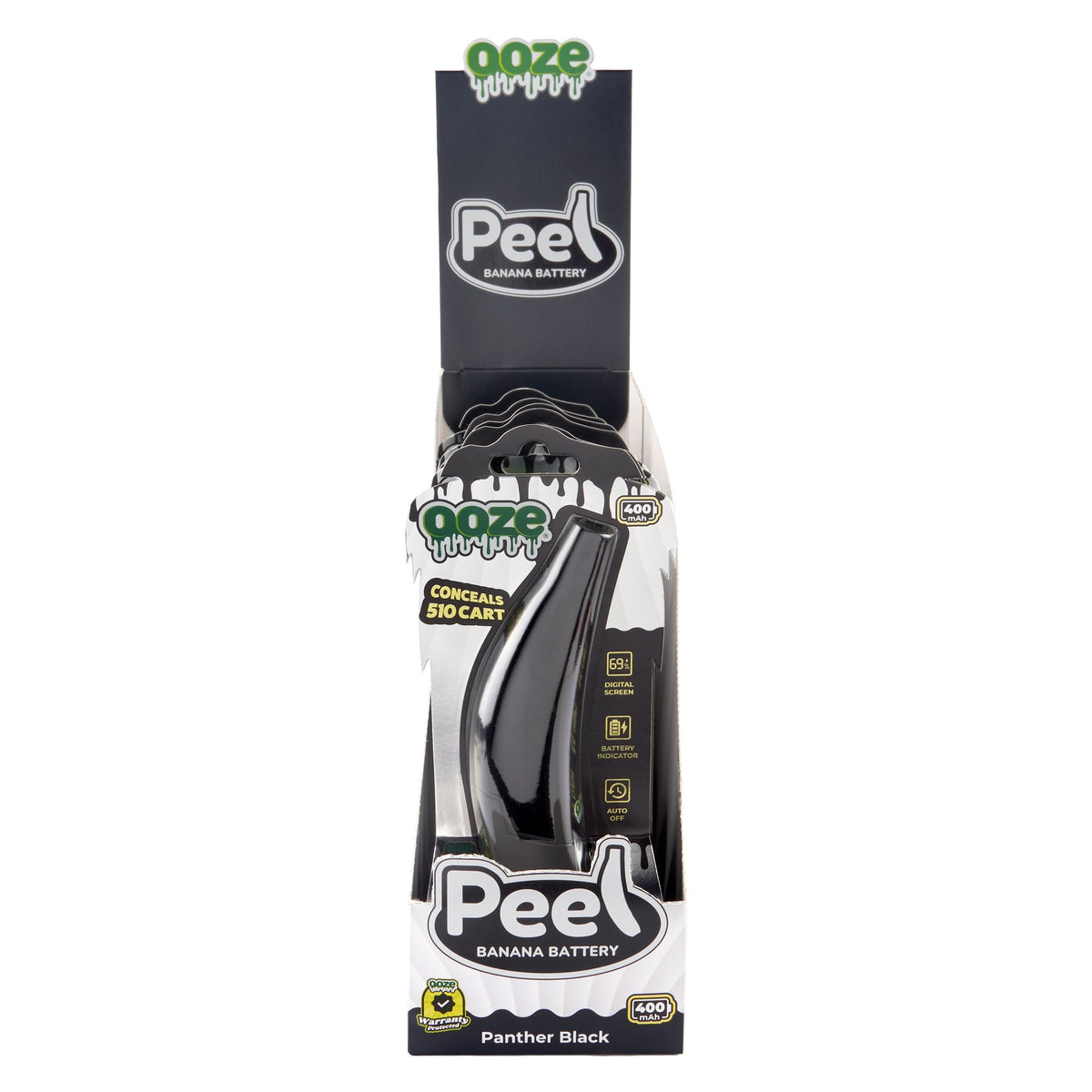 Ooze Peel – 400 mAh Banana 510 Battery - Discreet Smoker