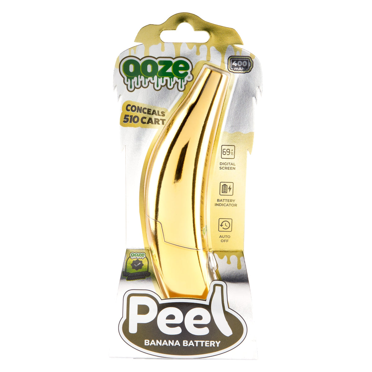 Ooze Peel – 400 mAh Banana 510 Battery - Discreet Smoker