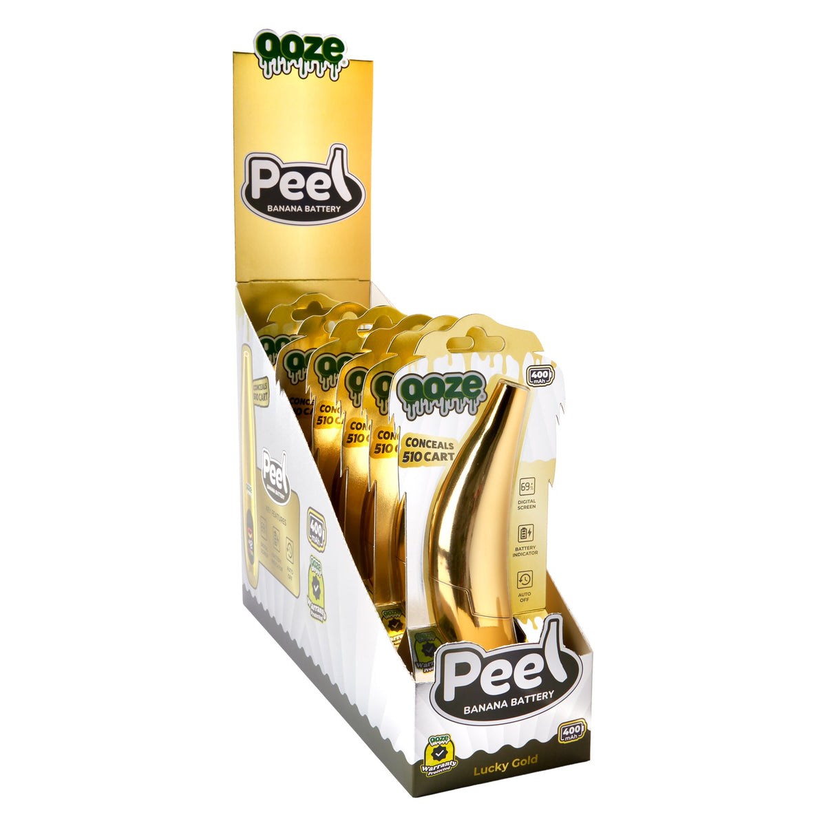 Ooze Peel – 400 mAh Banana 510 Battery - Discreet Smoker