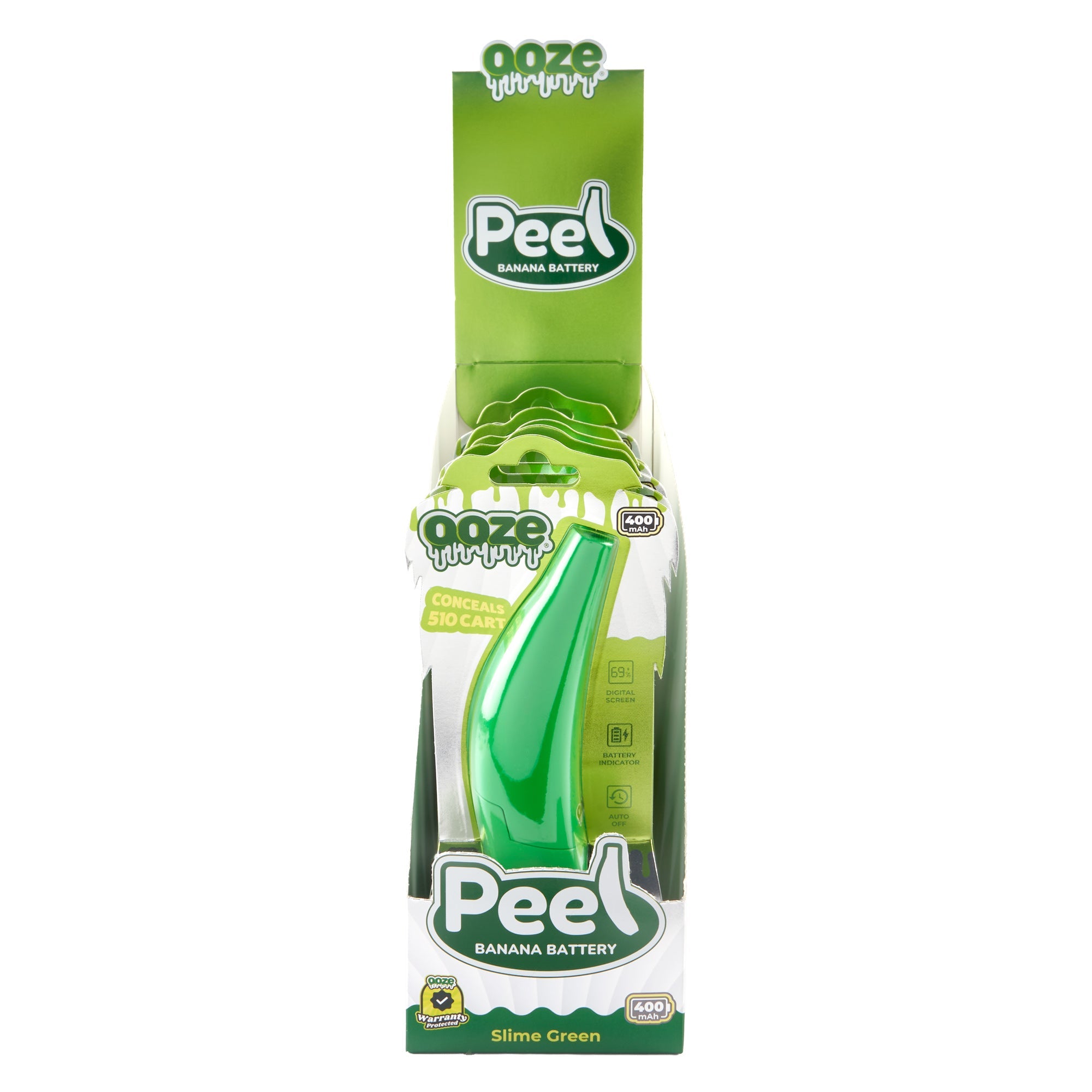 Ooze Peel – 400 mAh Banana 510 Battery - Discreet Smoker