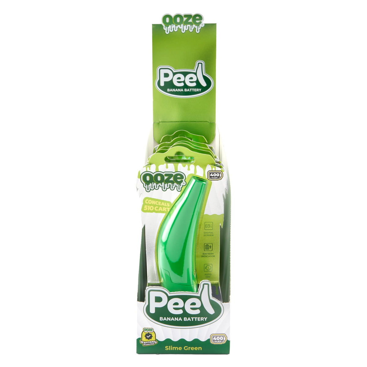 Ooze Peel – 400 mAh Banana 510 Battery - Discreet Smoker