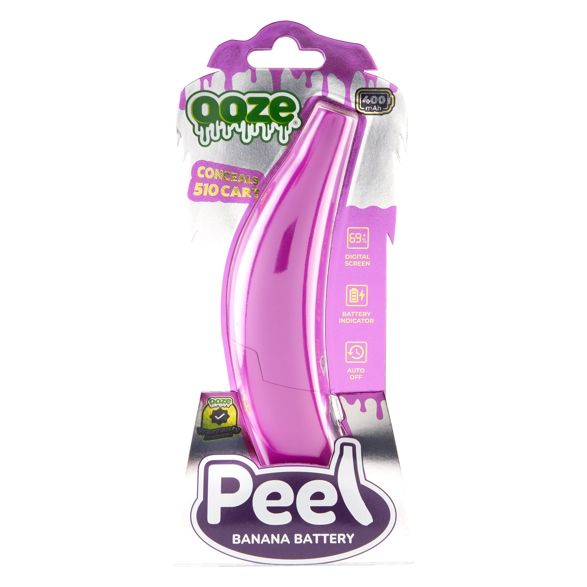 Ooze Peel – 400 mAh Banana 510 Battery - Discreet Smoker