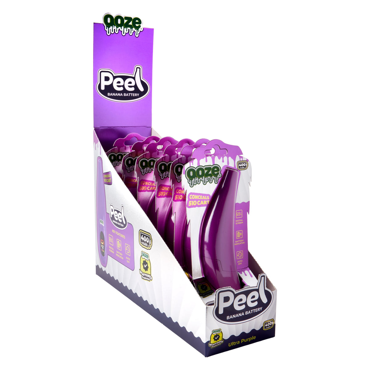 Ooze Peel – 400 mAh Banana 510 Battery - Discreet Smoker