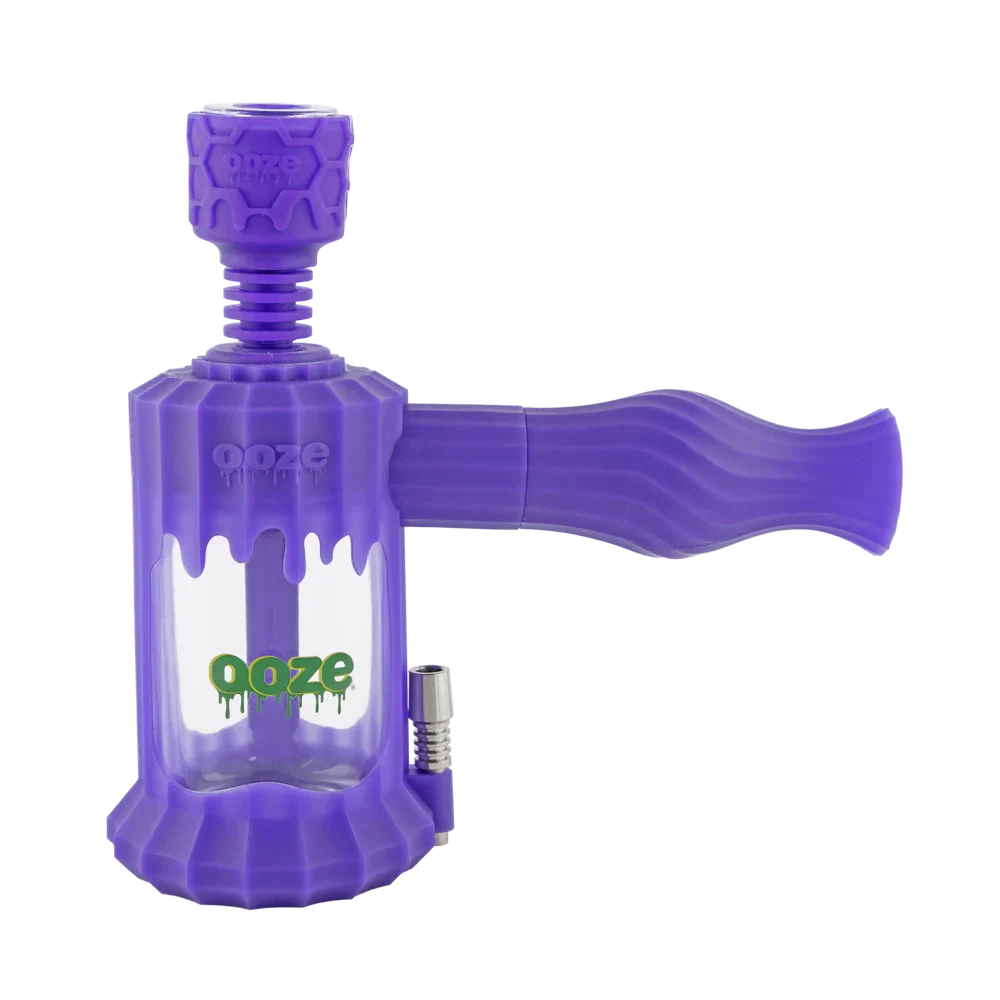 Ooze Clobb 4-in-1 Hybrid Silicone & Glass Water Pipe - Discreet Smoker