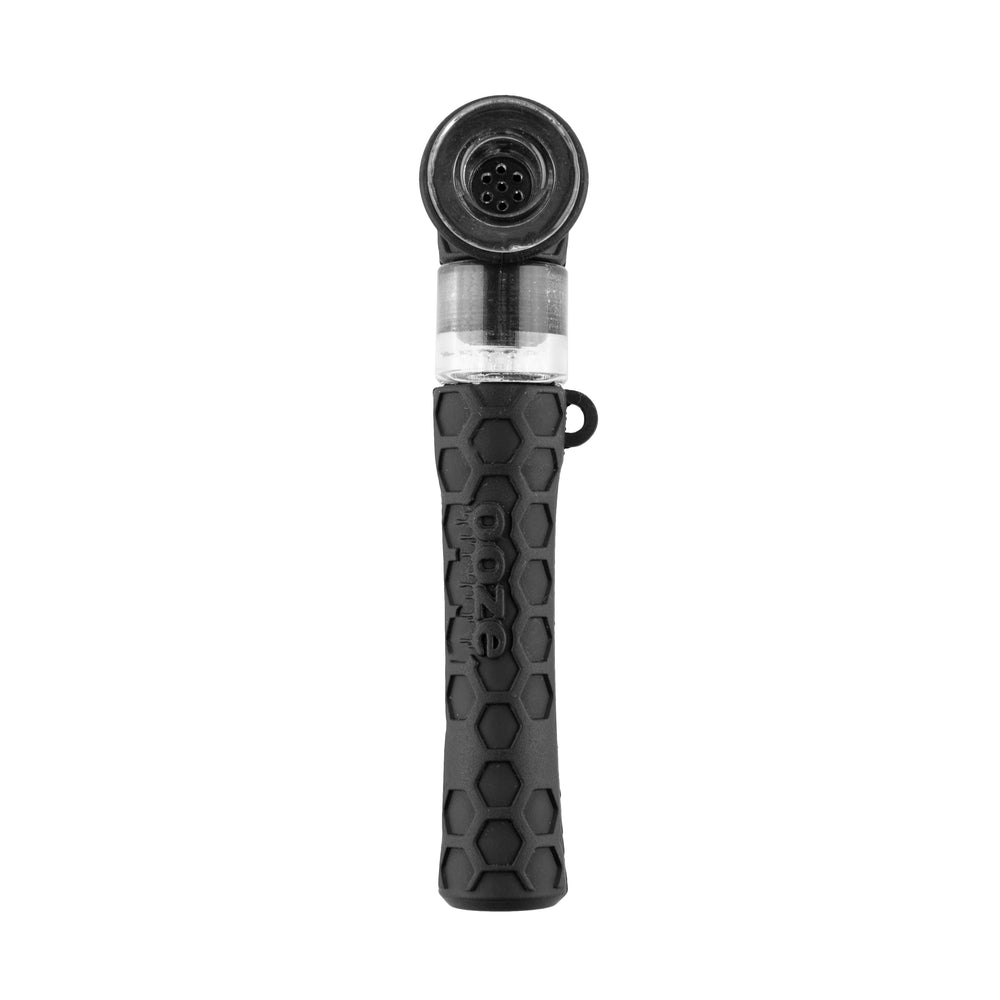 Ooze Piper 2-in-1 Silicone & Glass Hand Pipe & Chillum – Assorted Colors - Discreet Smoker