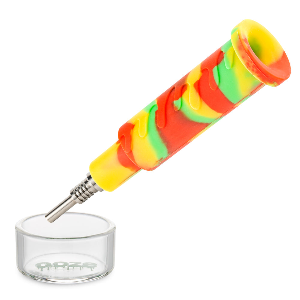 Ooze Cranium 4-in-1 Hybrid Silicone & Glass Water Pipe - Discreet Smoker