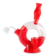 Ooze Ozone 4-in-1 Hybrid Silicone & Glass Water Pipe