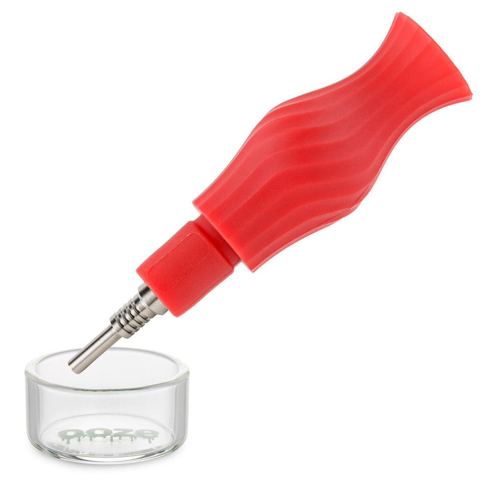 Ooze Ozone 4-in-1 Hybrid Silicone & Glass Water Pipe - Discreet Smoker