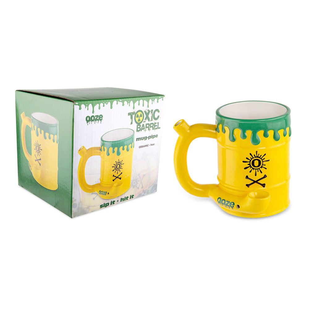Ooze Ceramic Mug - Toxic Waste Barrel - Discreet Smoker