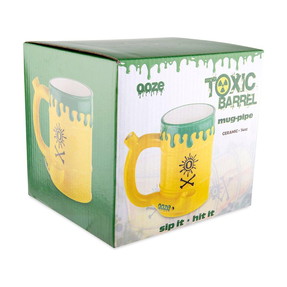 Ooze Ceramic Mug - Toxic Waste Barrel - Discreet Smoker
