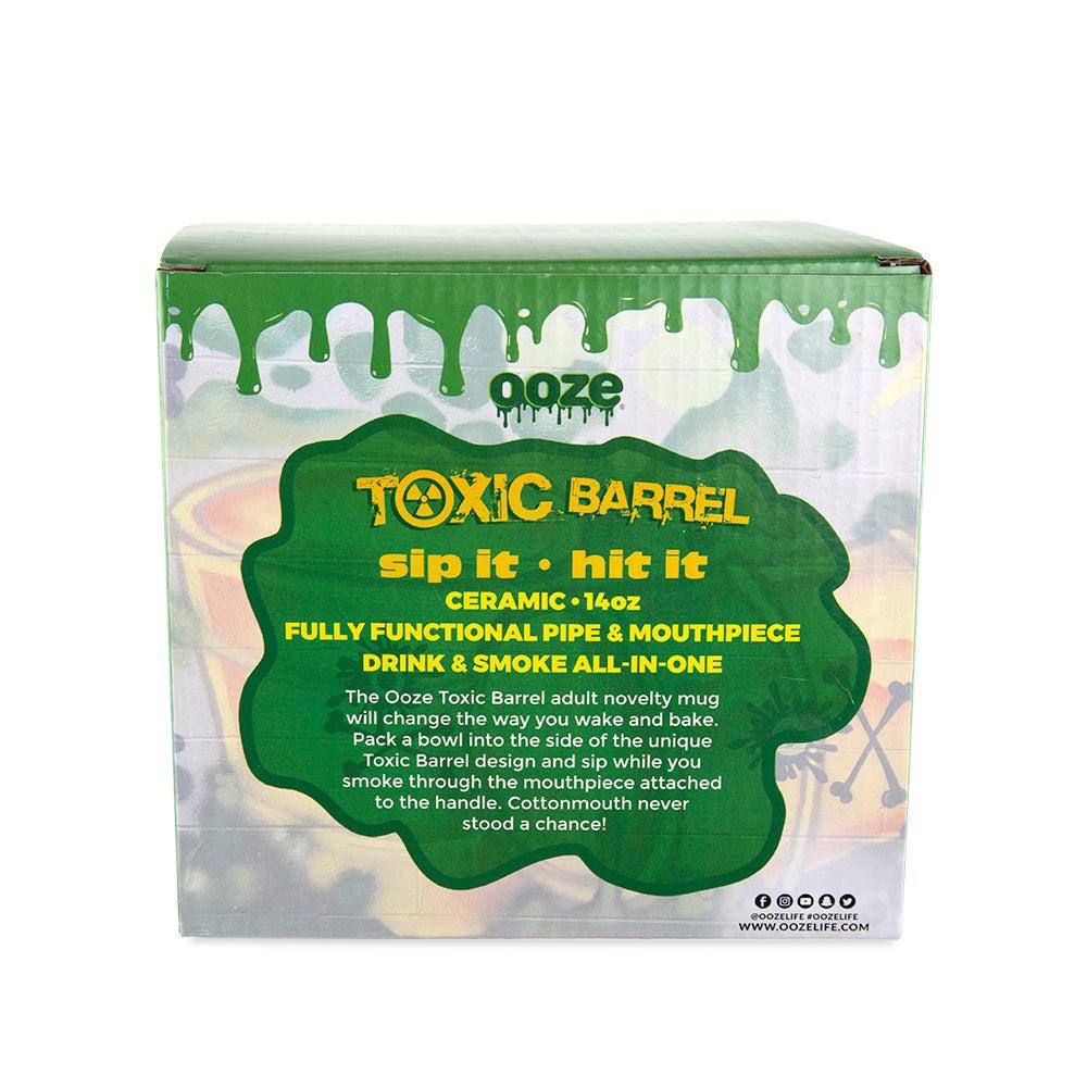 Ooze Ceramic Mug - Toxic Waste Barrel - Discreet Smoker