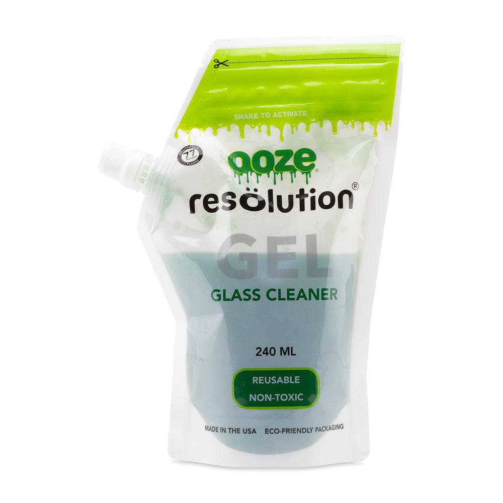 Ooze Resolution Gel Glass Cleaner - 240ml - Green - Discreet Smoker
