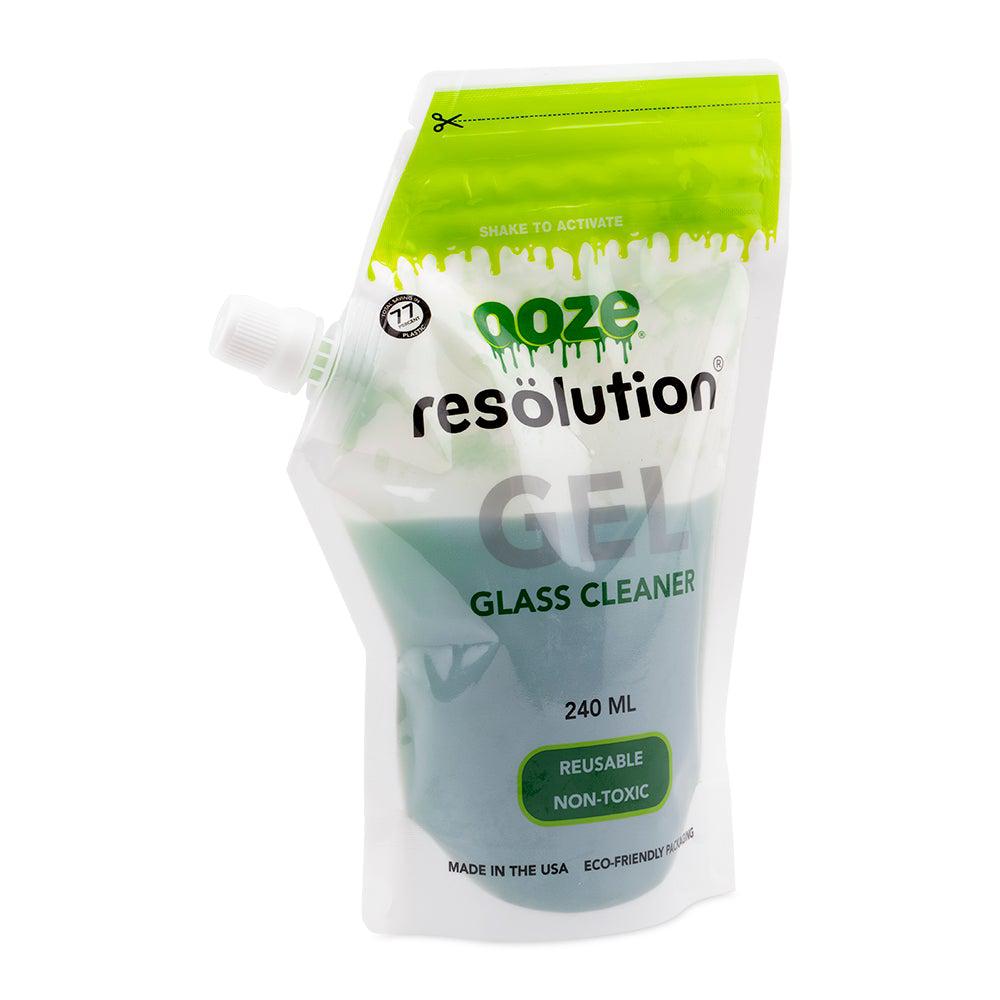 Ooze Resolution Gel Glass Cleaner - 240ml - Green - Discreet Smoker