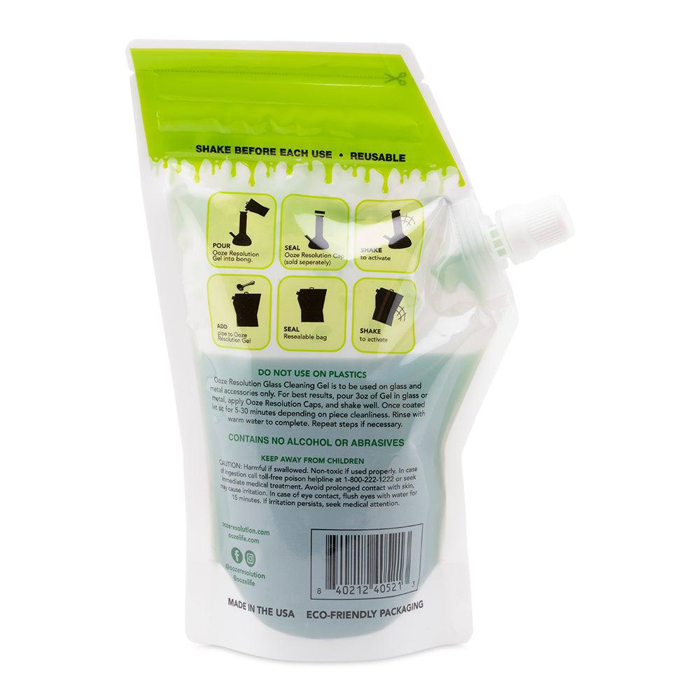 Ooze Resolution Gel Glass Cleaner - 240ml - Green - Discreet Smoker