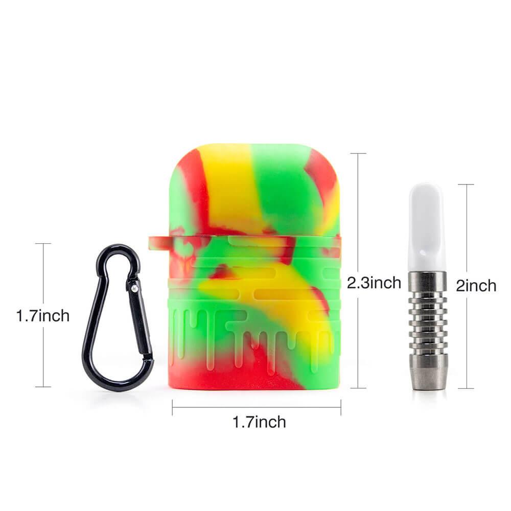 Silicone Weed Dugout One Hitter - Discreet Smoker