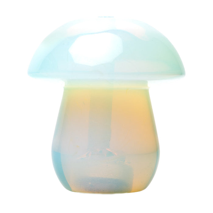 Astral Project Gemstone Shroom Pipe, Opalite