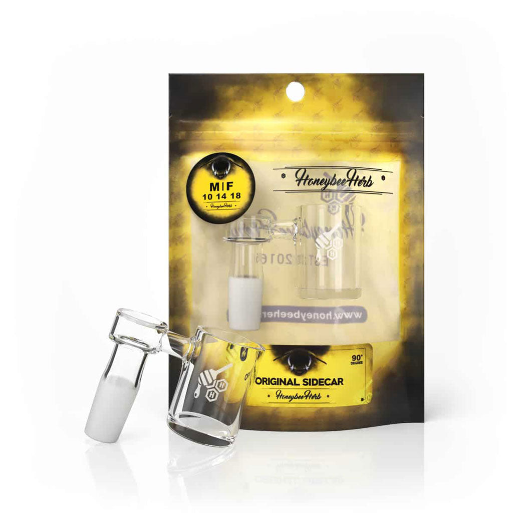 ORIGINAL SIDECAR QUARTZ BANGER - 90° DEGREE | YL - Discreet Smoker