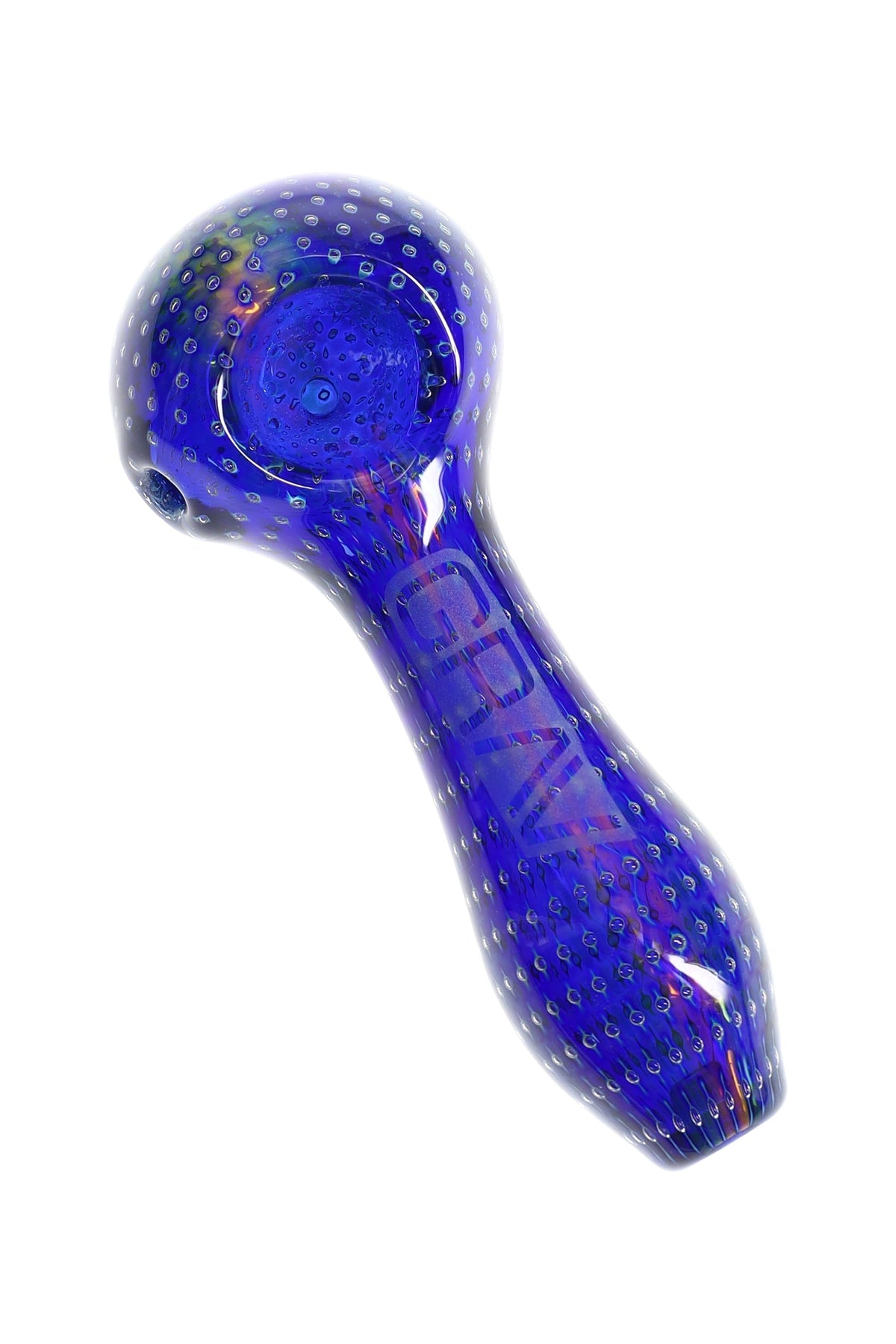 GRAV 4″ Bubble Trap Glass Spoon Pipe – Assorted Colors - Discreet Smoker